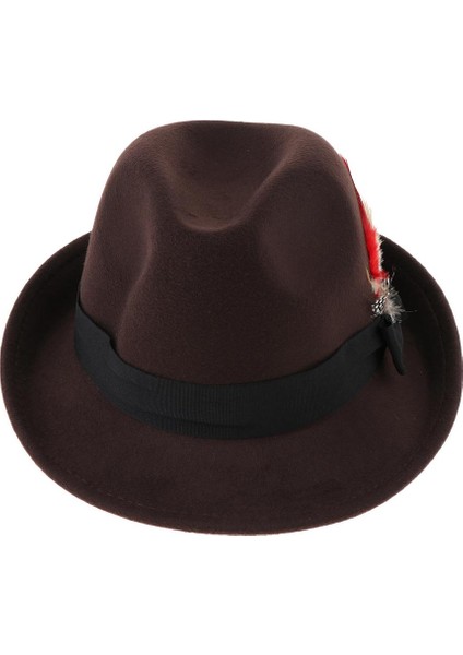 Fedora Ş Yün Tüy Fötr Kadın Ağzı (Yurt Dışından)