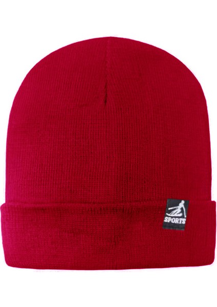 Erkek Sonbahar ve Kış Kıvrımları Saçaksız Kış Çizgili Yün Şapka (Yurt Dışından)