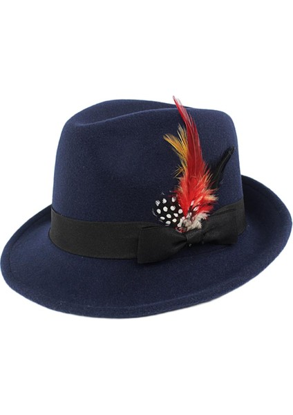 Fedora Ş Yün Tüy Fötr Kadın Ağzı (Yurt Dışından)