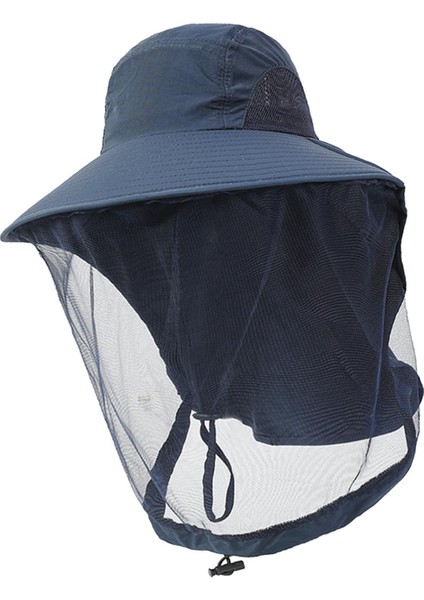 Arıcılık Ağ Şapka Hafif Taşınabilir Koruyucu Başlıklı Ağ Arıcı Lacivert (Yurt Dışından) fiyatları
