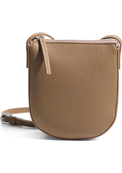 Hakiki Deri Büyük Kapasiteli Kore Versiyonu Cep Telefonu Çantası Moda Çok Yönlü Sığır Derisi Tek Omuz Crossbody Küçük Çanta (Yurt Dışından)