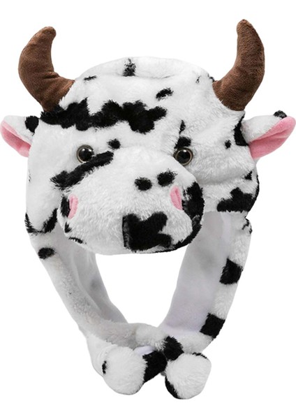 Schattige Koe Hoofddeksels Sı, Pluche Kış Çapalı Vee Stier Çapalı (Yurt Dışından)