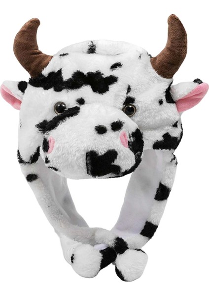 Schattige Koe Hoofddeksels Sı, Pluche Kış Çapalı Vee Stier Çapalı (Yurt Dışından)