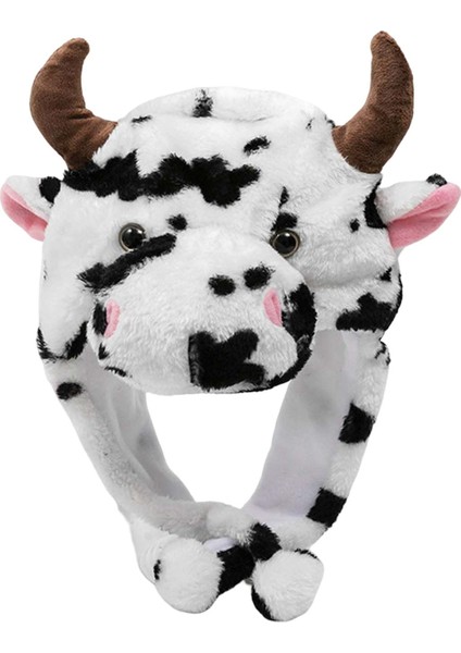 Schattige Koe Hoofddeksels Sı, Pluche Kış Çapalı Vee Stier Çapalı (Yurt Dışından)