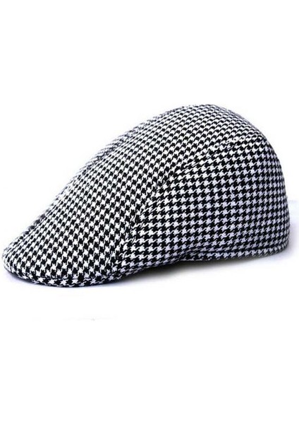 3xkids Kız Houndstooth Newsboy Hat Flep Cabbie Hat 3 Pcs (Yurt Dışından)
