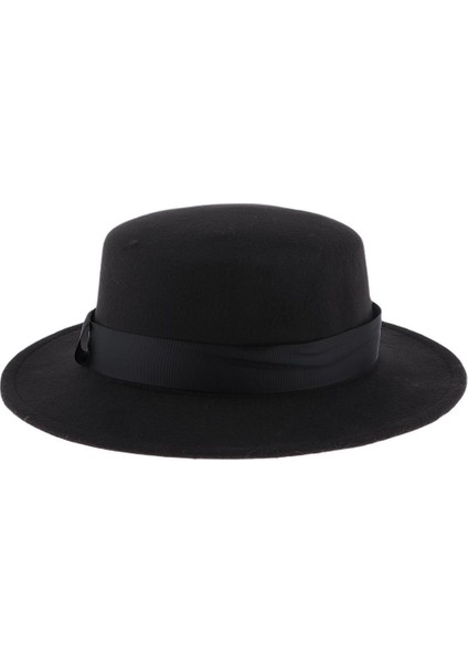 Fedora Ş Geniş Kenarlı Caz Ş Derby Trilby (Yurt Dışından)