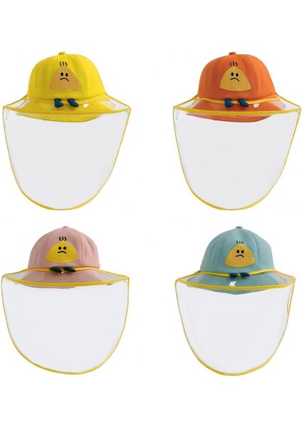 4pcs Çocuklar Güneş Şapkası Çıkarılabilir Tam Uv Kova Kapağı Seyahat (Yurt Dışından)