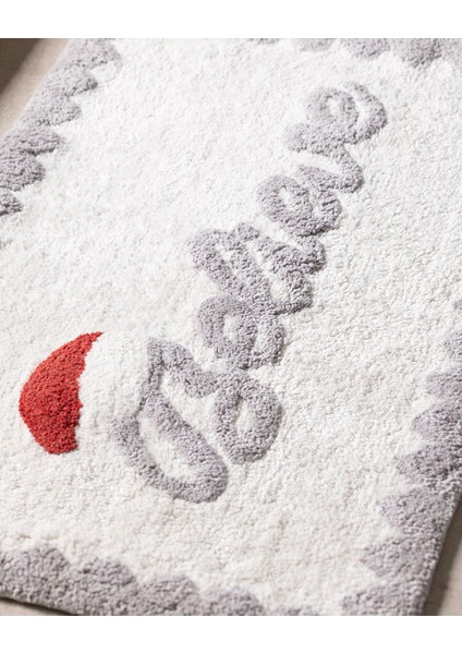 Vie Banyo Paspas - Beyaz/gri/kırmızı - 50X80 cm fiyatları