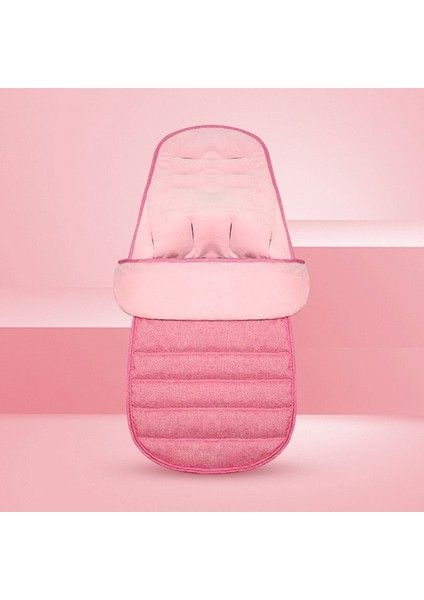 Bebek Arabası Uyku Tulumu Kalınlaşmış Sıcak Ayak Manşonları Rüzgar Geçirmez Ayak Manşonları (Yurt Dışından)