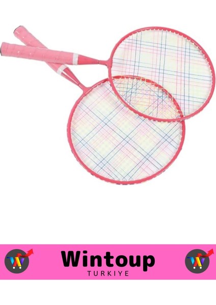 Özel Üretim Yüksek Kaliteli Kompakt Fermuarlı Askılı Taşıma Çantalı 2 Raket 2 Toplu Badminton Seti modelleri