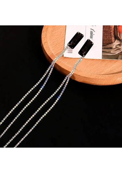 HH010-21 Kadınlar Için 2 Adet Kore Tokalar Uzun Püskül Saç Aksesuarları Inci Örgülü Saç Zinciri Artefakt Kafa Takı Düğün Ziyafet Mücevher (Yurt Dışından)