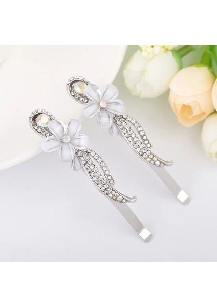 Hiçbiri Easya Klasik Tasarım 5 Renk Rhinestone Kristal Kelebek Firkete Tokalarım Takı Kadınlar Için Yeni Moda Köpüklü Saç Klipleri (Yurt Dışından)