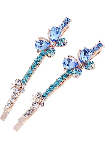 Hiçbiri Easya Klasik Tasarım 5 Renk Rhinestone Kristal Kelebek Firkete Tokalarım Takı Kadınlar Için Yeni Moda Köpüklü Saç Klipleri (Yurt Dışından) indirimleri