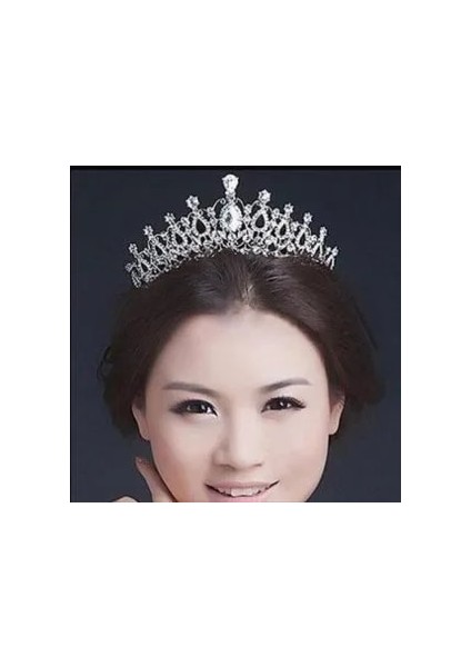 No.10 Boyutu Büyük Kraliçe Prenses Taç Diadem Yeşil Kırmızı Rhinestone Headdress Başkanı Kristal Tiara Gelin Düğün Saç Takı Aksesuarları (Yurt Dışından) modelleri
