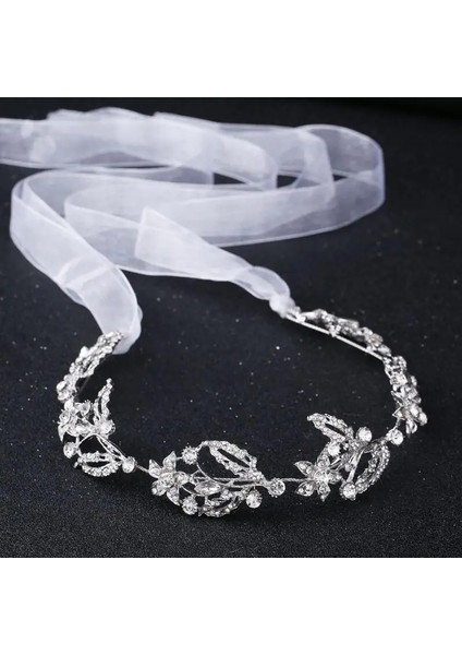 Stil 7 Yeni Varış Asil Kristal Rhinestone Gelin Başlıkları Saten Kurdele Düğün Saç Aksesuarları Gelinler Için Tiaras Taçlar Bantlar (Yurt Dışından)