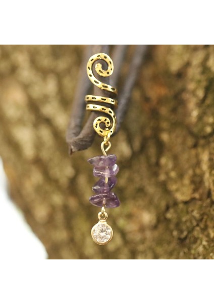 No.13 Boyutu Altın Saç Boncuk Kafatası Ham Kristal Saç Yüzük Pentagram Viking Spiral Sinsi Boncuklu Saç Örgüler Saç Aksesuarları Wicca Aksesuarları (Yurt Dışından) fırsatları
