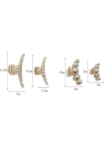 Siyah 10 Boncuk Kadınlar Için Moda Büyük Rhinestone Tokalar Inci Saç Klipleri Kızlar Için Yengeç Saç Pençeleri Tokalarım Şapkalar Saç Aksesuarları (Yurt Dışından) modelleri