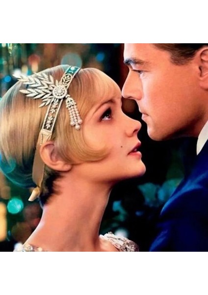 Gül Altın Bileklik Vintage Kristal Yaprak Great Gatsby Kafa Bandı Inci Gül Altın Siyah Düğün Tiara ve Gelin Saç Takı Için Taç Başlığı (Yurt Dışından) modelleri