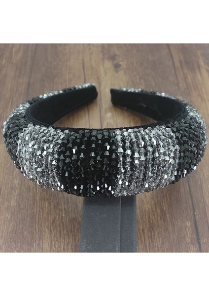 Renkli Kafa Bandı Yeni Kişilik Dans Gösterisi Podyum Parlak Rhinestones Vahşi Geometrik Kafa Bandı Barok Abartılı Moda Mizaç Kafa Bandı (Yurt Dışından) modelleri