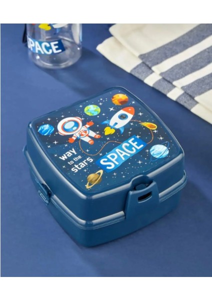 Lisanslı 4 Bölmeli Beslenme Kutusu | Yemek Saklama Kabı Beslenme Çantası ve Beslenme Kabı