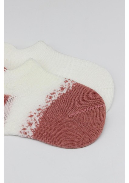 Organik Bebek Çocuk 2li Point Penye Sneakers Çorap indirimleri