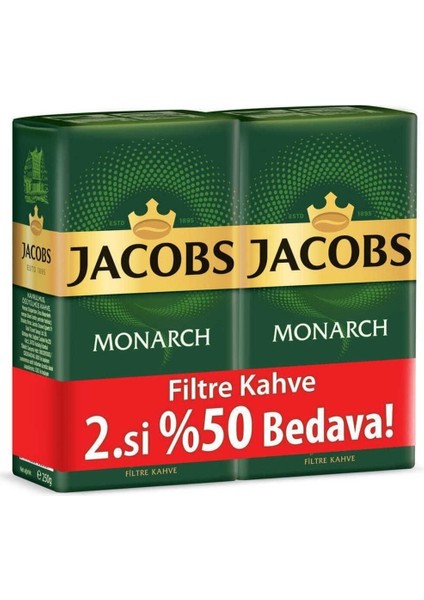 Monarch Filtre Kahve 250 gr x 4 Paket