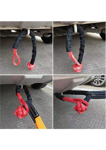 17 Tonluk Düğüm Halat Yumuşak Kelepçe Tek Vinç Halat Römork Halat Römork Hitch Off-Road Araç Aksesuarları (Yurt Dışından)