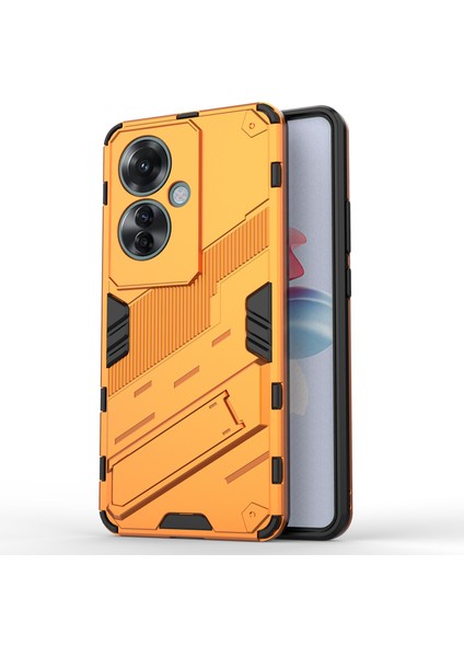 Oppo RENO11 F 5g Kickstand Kılıf Pc + Tpu Darbeye Dayanıklı Hibrit Telefon Kapağı (Yurt Dışından)