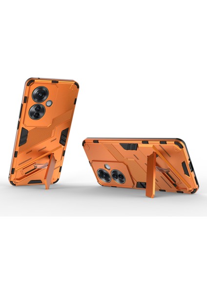 Oppo RENO11 F 5g Kickstand Kılıf Pc + Tpu Darbeye Dayanıklı Hibrit Telefon Kapağı (Yurt Dışından)