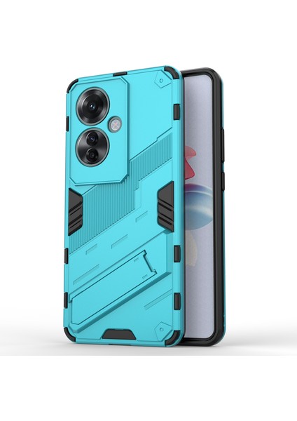 Oppo RENO11 F 5g Kickstand Kılıf Pc + Tpu Darbeye Dayanıklı Hibrit Telefon Kapağı (Yurt Dışından)
