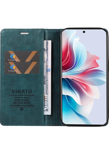 Oppo RENO11 F 5g Litchi Doku Deri Telefon Kılıfı (Yurt Dışından)
