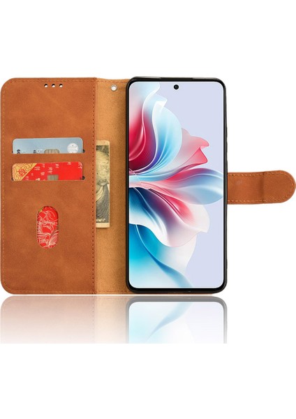 Oppo RENO11 F 5g Cüzdan Kılıf Pu Deri Katlanır Stand Cep Telefonu Kapağı (Yurt Dışından)