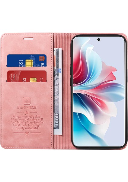 Oppo RENO11 F 5g Rfıd Engelleme Deri + Tpu Cüzdan Telefon Koruyucu (Yurt Dışından)