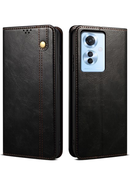 Oppo RENO11 F 5g Mumsu Crazy Horse Doku Kart Sahibinin Telefon Kapağı (Yurt Dışından)