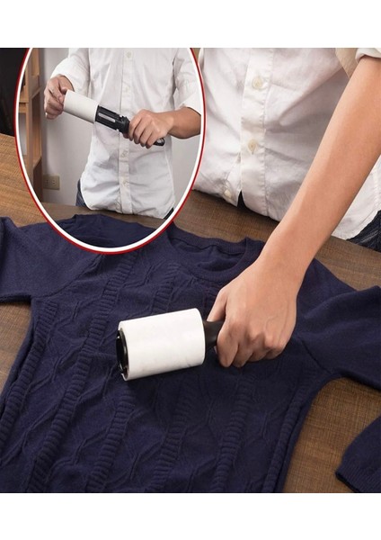 Yapışkanlı Kedi Köpek Kıl Toplama Aparatı