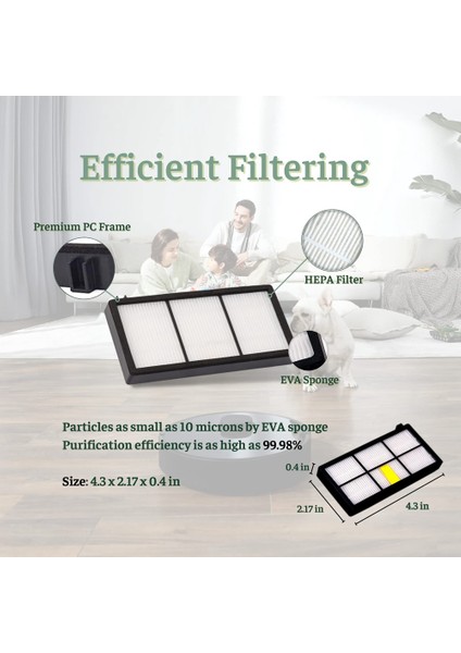 800 Serisi Için Hepa Filtre 800 900 Serisi Için 860 870 871 880 960 980 Elektrikli Süpürge Robotu (Yurt Dışından) fırsatları