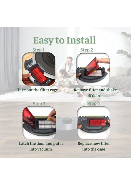 800 Serisi Için Hepa Filtre 800 900 Serisi Için 860 870 871 880 960 980 Elektrikli Süpürge Robotu (Yurt Dışından) indirimleri