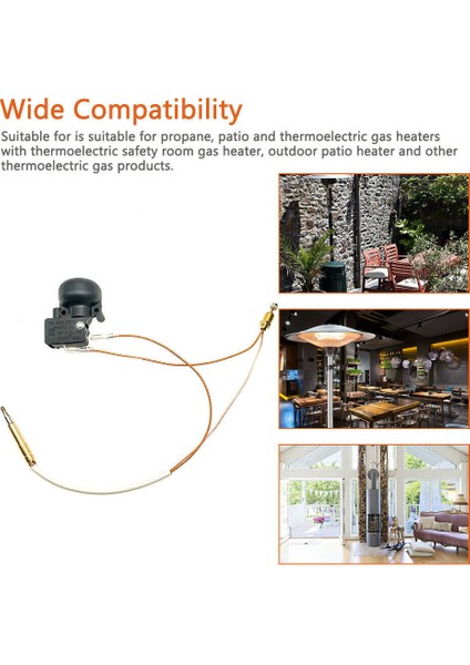 Veranda Isıtıcı Için Termokupl ve Eğim Anahtarı Propan Isıtıcı Için Boşaltma Anahtarı Veranda Isıtıcı Dış Mekan Gaz Isıtıcı Tamir Takımı (Yurt Dışından) indirimleri