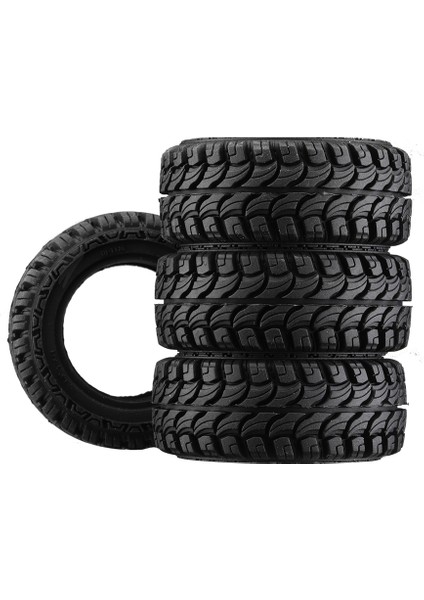 4 Adet 58MM 1.33IN Süper Yumuşak Lastik Lastik 1/18 1/24 Rc Paletli Araba Eksenel SCX24 AX24 TRX4M Fms FCX24 (Yurt Dışından)