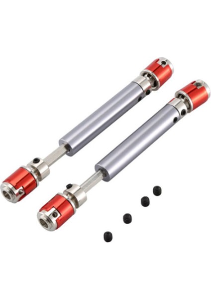 Metal Tahrik Mili 108-138MM Teleskopik Tahrik Mili Yükseltme Kitleri Için 1/10 SCX10 D90 90046 Rc Paletli Araba 2 Adet (Yurt Dışından)