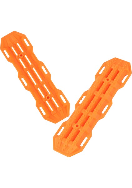 2 Adet Plastik Kum Merdiveni Kurtarma Rampaları Kurulu 1:10 Rc Paletli Eksenel SCX10 CC01 -4 D90, Turuncu (Yurt Dışından)