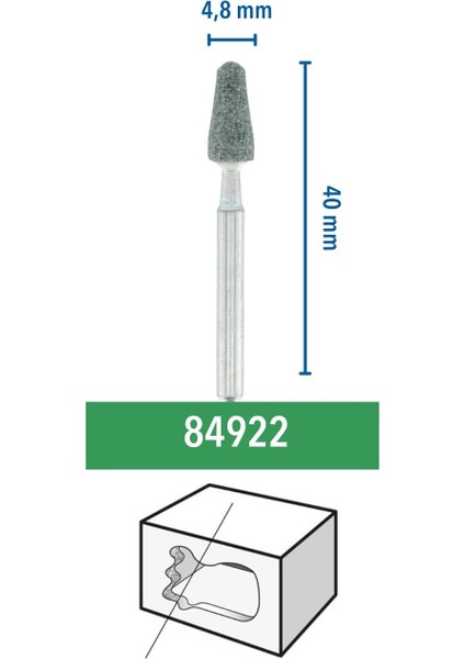 Silikon Karbon Zımpara Taşı 48 Mm 3 Adet