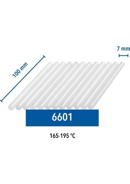 7Mm Yüksek Isı İçin Tutkal Çubuğu - 12 Adet