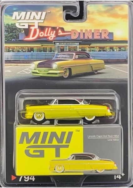 Lincoln Capri Hot Rod 1954 Lime Yellow 794