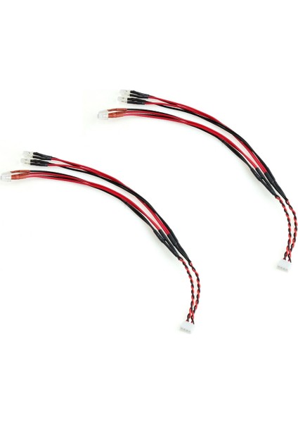 Mini-Z MA020 MR03 Fwd Rwd 1/28 Rc Araba Yükseltme Parçaları Için 2 Adet LED Işık Farlar ve Arka Lambalar (Yurt Dışından)