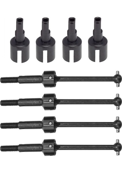 8 Adet Metal Tahrik Mili Cvd ve Şanzıman Bağlantı Kupası Diferansiyel Fincan TT01 TT02 Tt-01 1/10 Rc Araba Yükseltme Parçaları (Yurt Dışından)