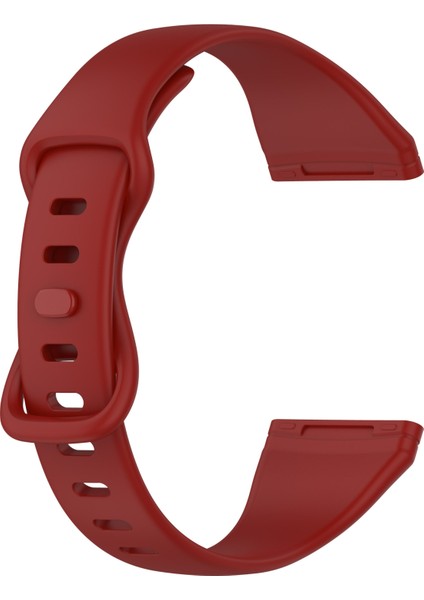 Fit Versa 4 / Versa 3 / Sense Tpu Saat Kordonu Için, Boyut: L Koyu Kırmızı (Yurt Dışından)