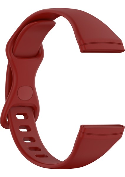 Fit Versa 4 / Versa 3 / Sense Tpu Saat Kordonu Için, Boyut: L Koyu Kırmızı (Yurt Dışından)