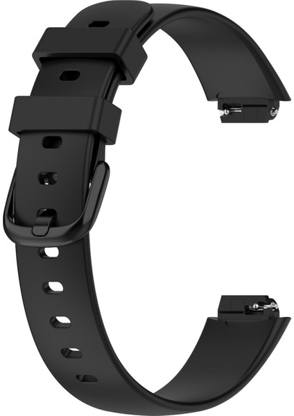 Fit Inspire 3 Siyah Için Silikon Saat Bandı (Yurt Dışından)