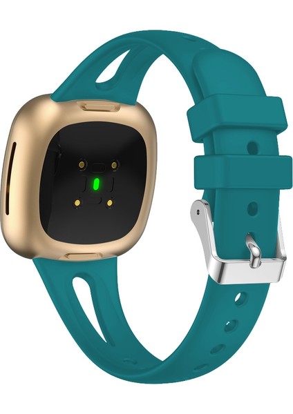 Fit Versa 3 / 4 Silikon Saat Bandı Kaya Mavisi Için (Yurt Dışından) fırsatları